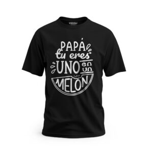 Papá eres uno en un melón negra
