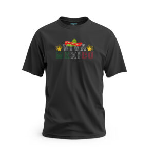 Playera-Viva-Mexico-Sombrero-verde