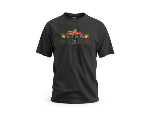 Playera-Viva-Mexico-Sombrero-verde